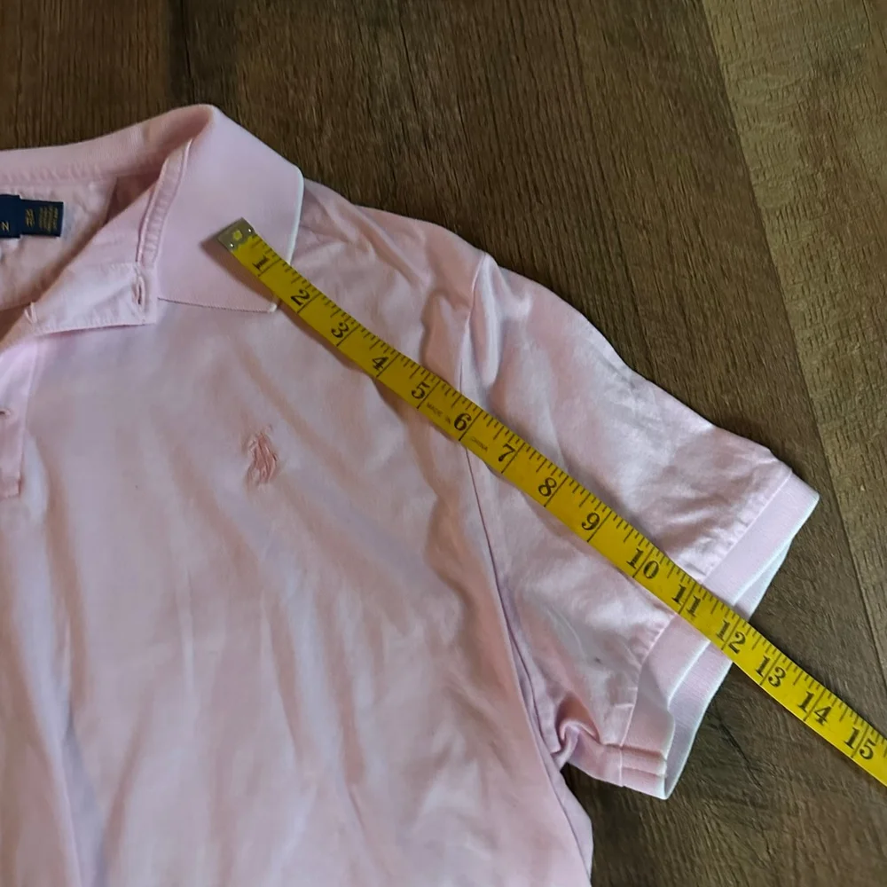 Men's Polo Ralph Lauren Pink Custom Slim Fit Polo Shirt XL Easter